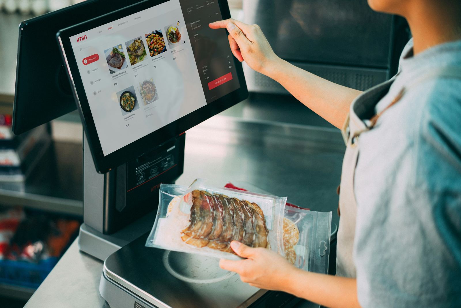 Food supplier at point of sale
