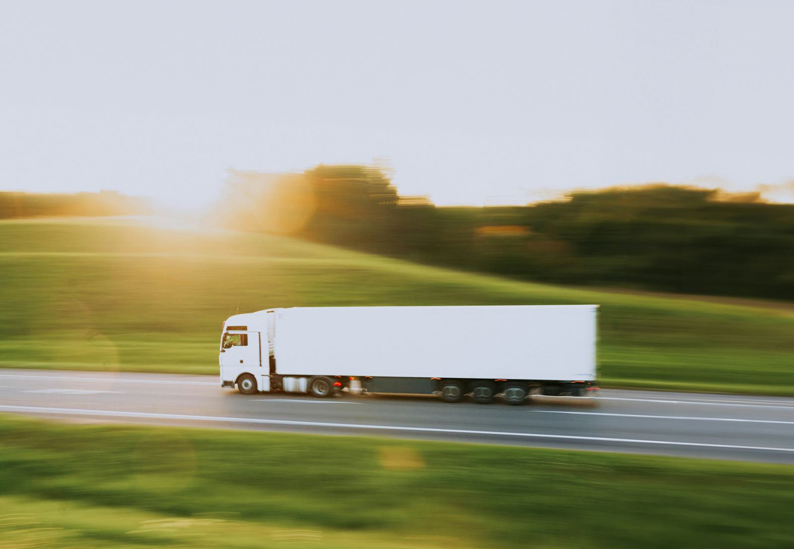 Logistics supplier truck